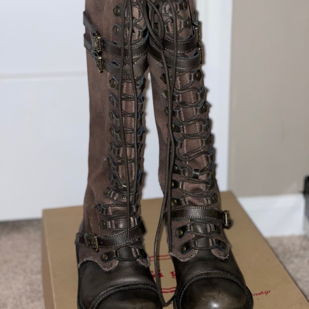 Tall Combat Boots